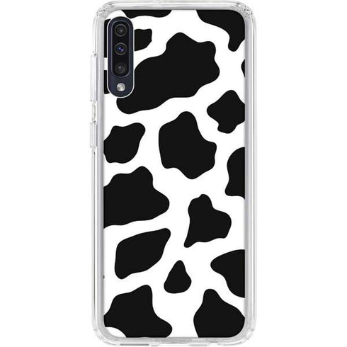 Cow Pattern Animal Print Galaxy A50 Clear Case